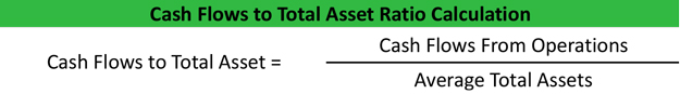 Cash Flow on Total Assets Formula Example