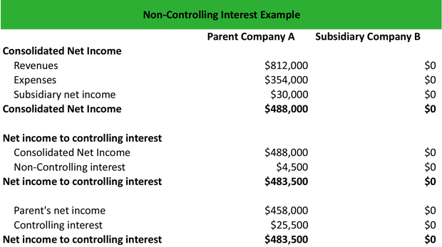 What Is Non Controlling Interest Definition Meaning Example