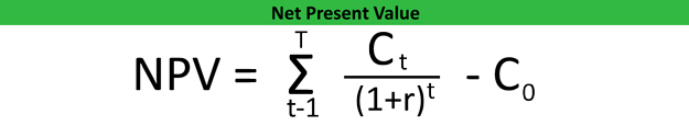 Net Present Value Formula